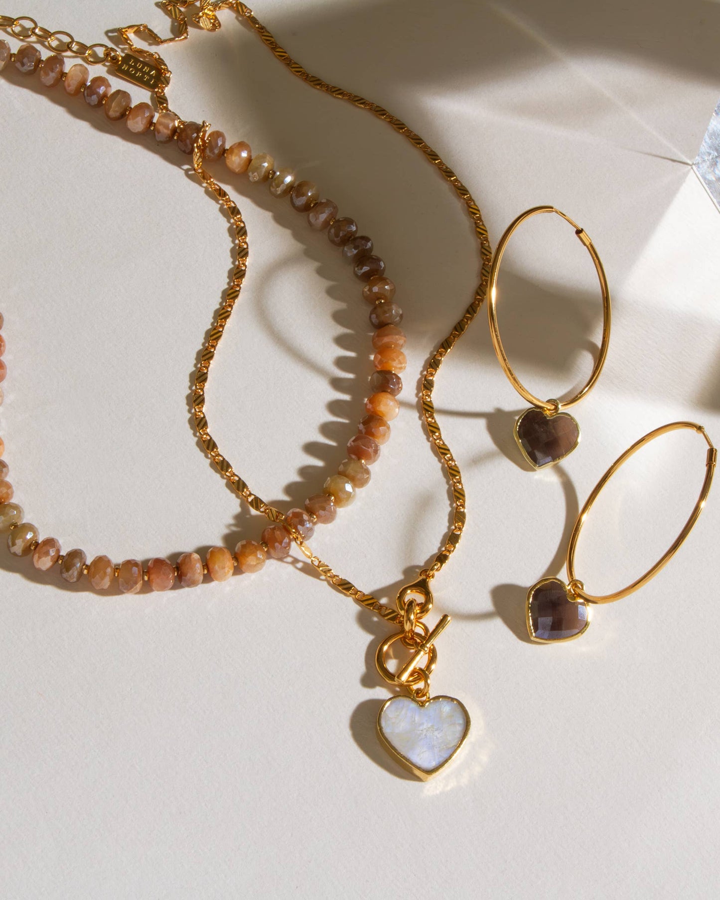 Self Love Toggle Necklace - Moonstone