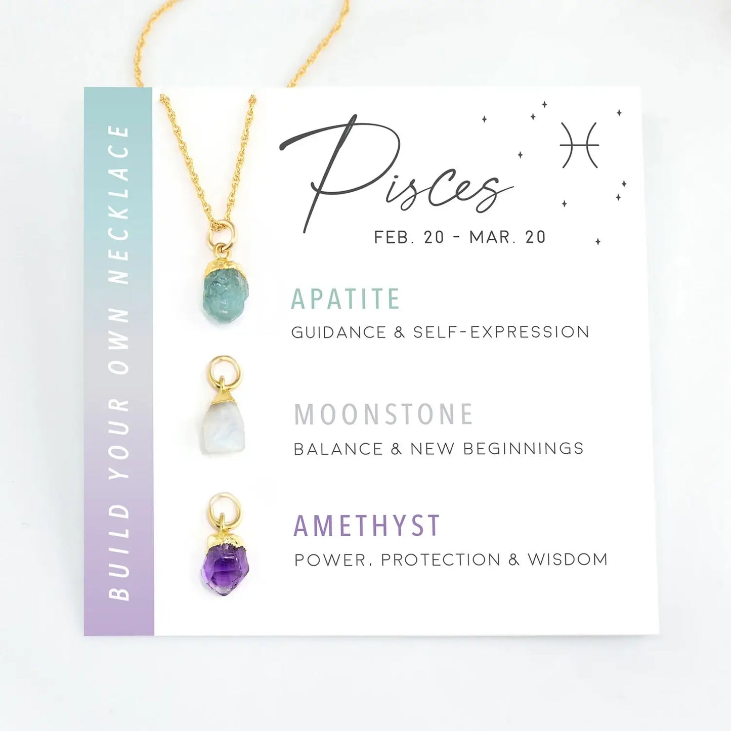 Zodiac Birthstone - Build Your Own Necklace Set