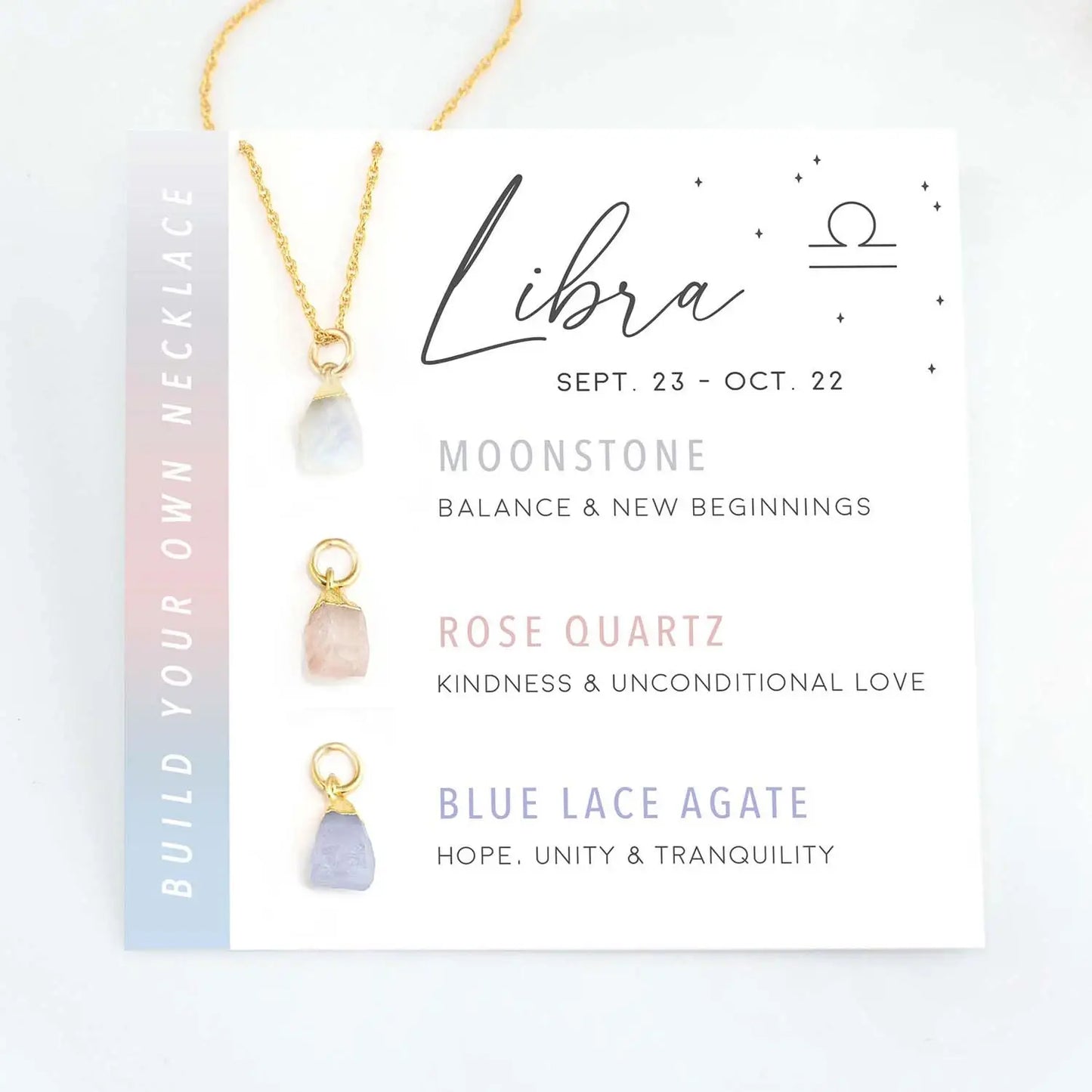 Zodiac Birthstone - Build Your Own Necklace Set