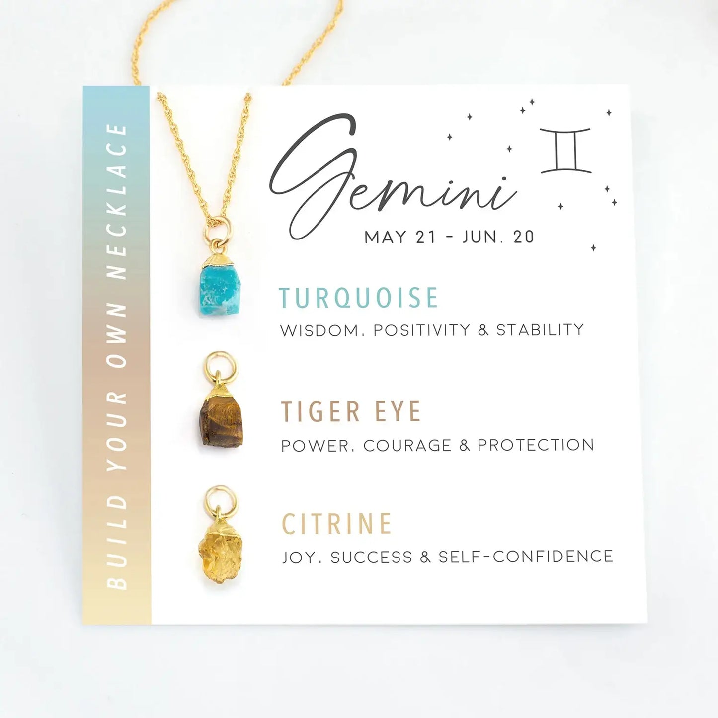 Zodiac Birthstone - Build Your Own Necklace Set