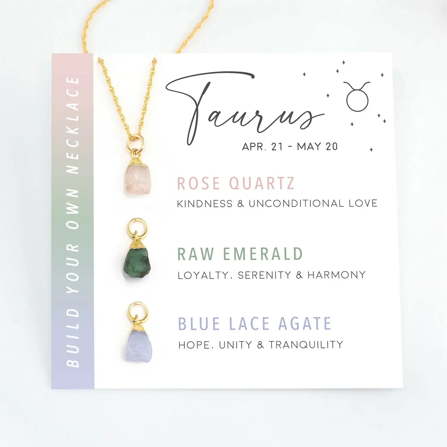 Zodiac Birthstone - Build Your Own Necklace Set