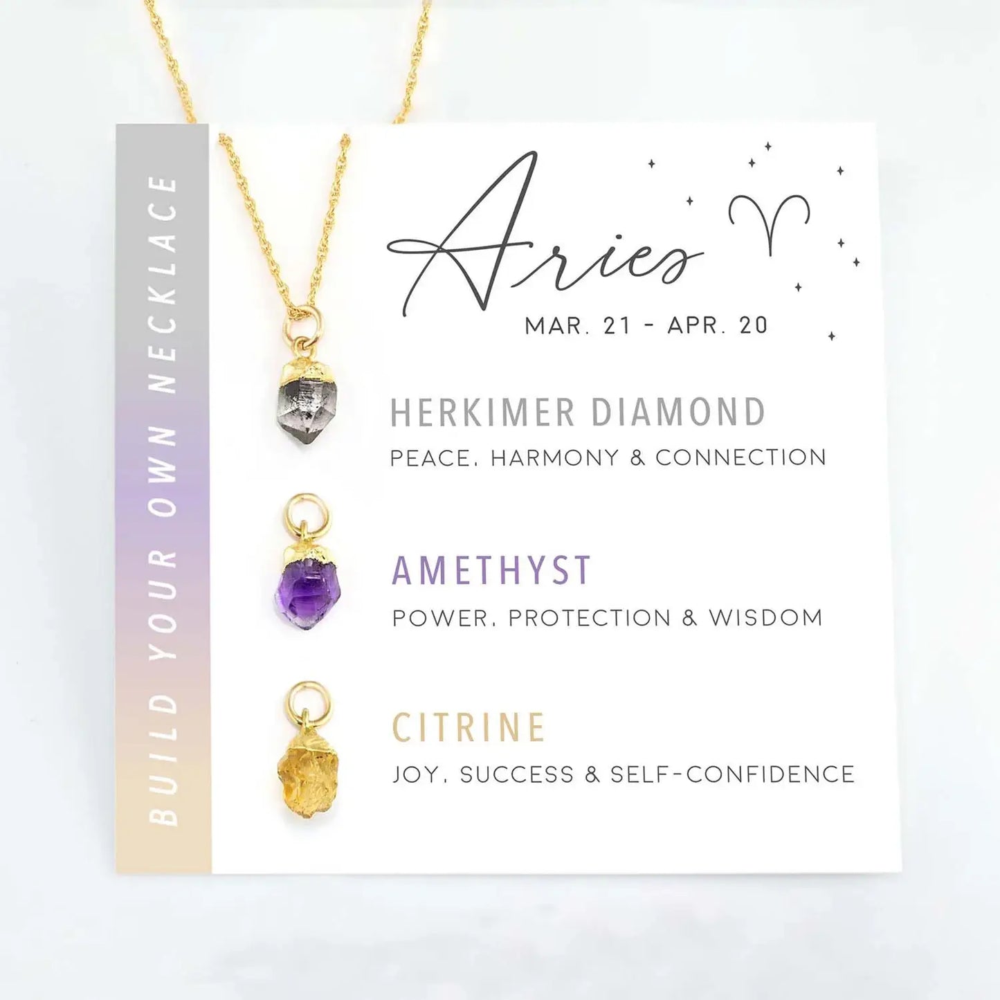 Zodiac Birthstone - Build Your Own Necklace Set