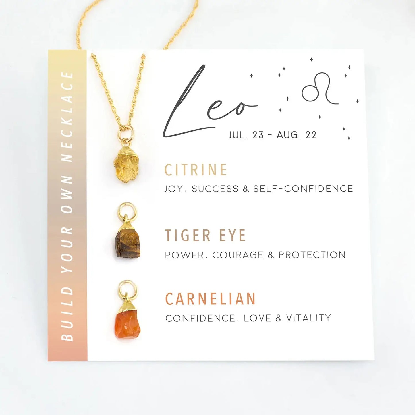 Zodiac Birthstone - Build Your Own Necklace Set