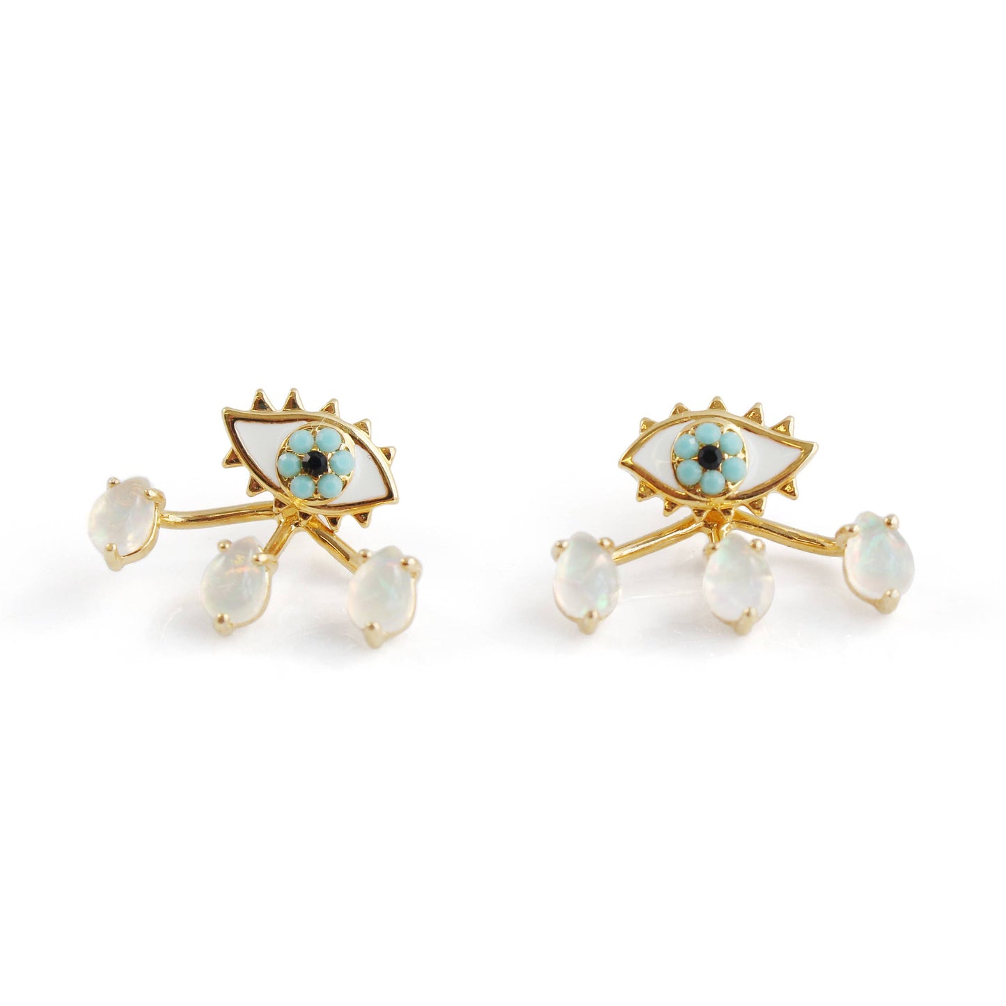 Earrings - Eye Studs & Jackets
