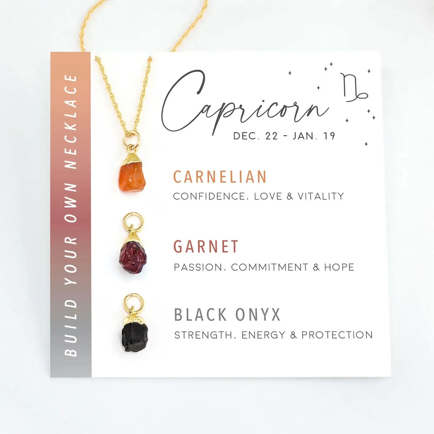 Zodiac Birthstone - Build Your Own Necklace Set