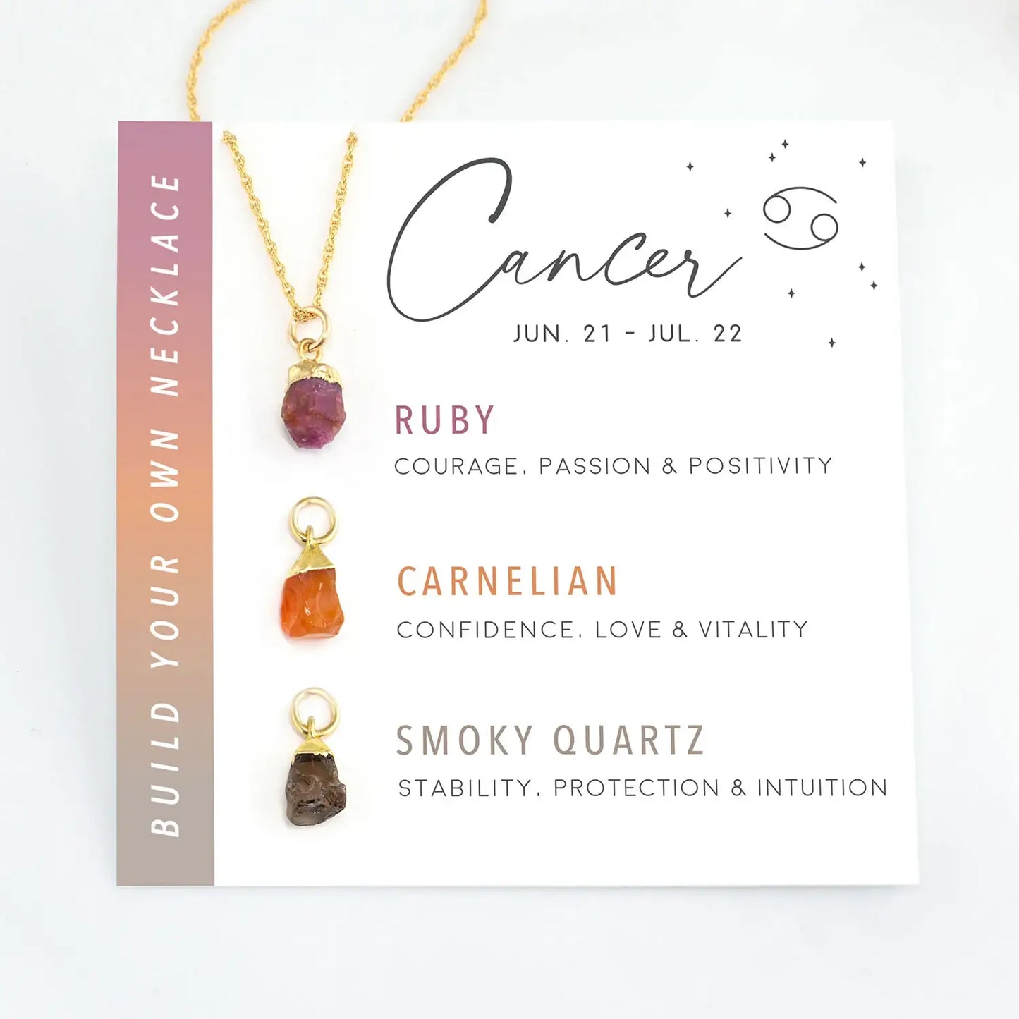 Zodiac Birthstone - Build Your Own Necklace Set