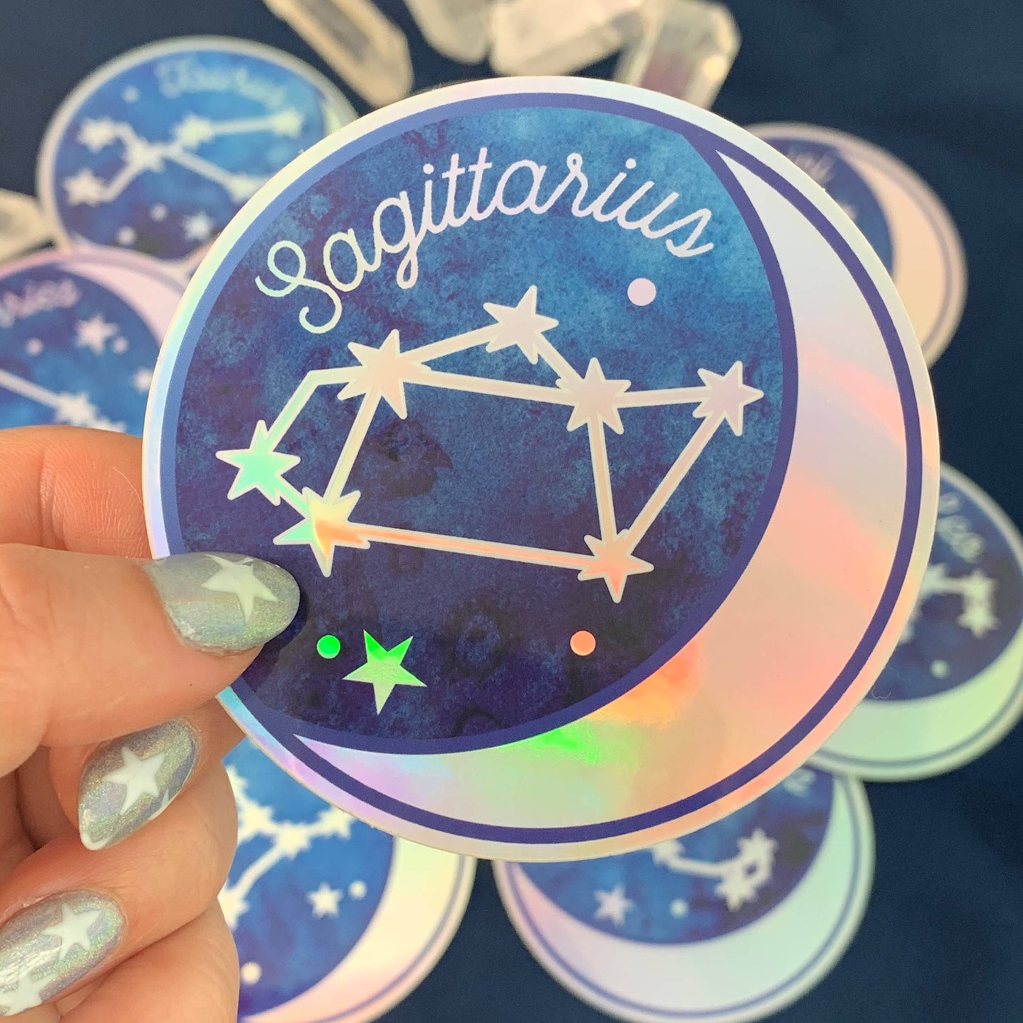Zodiac Holographic Sticker
