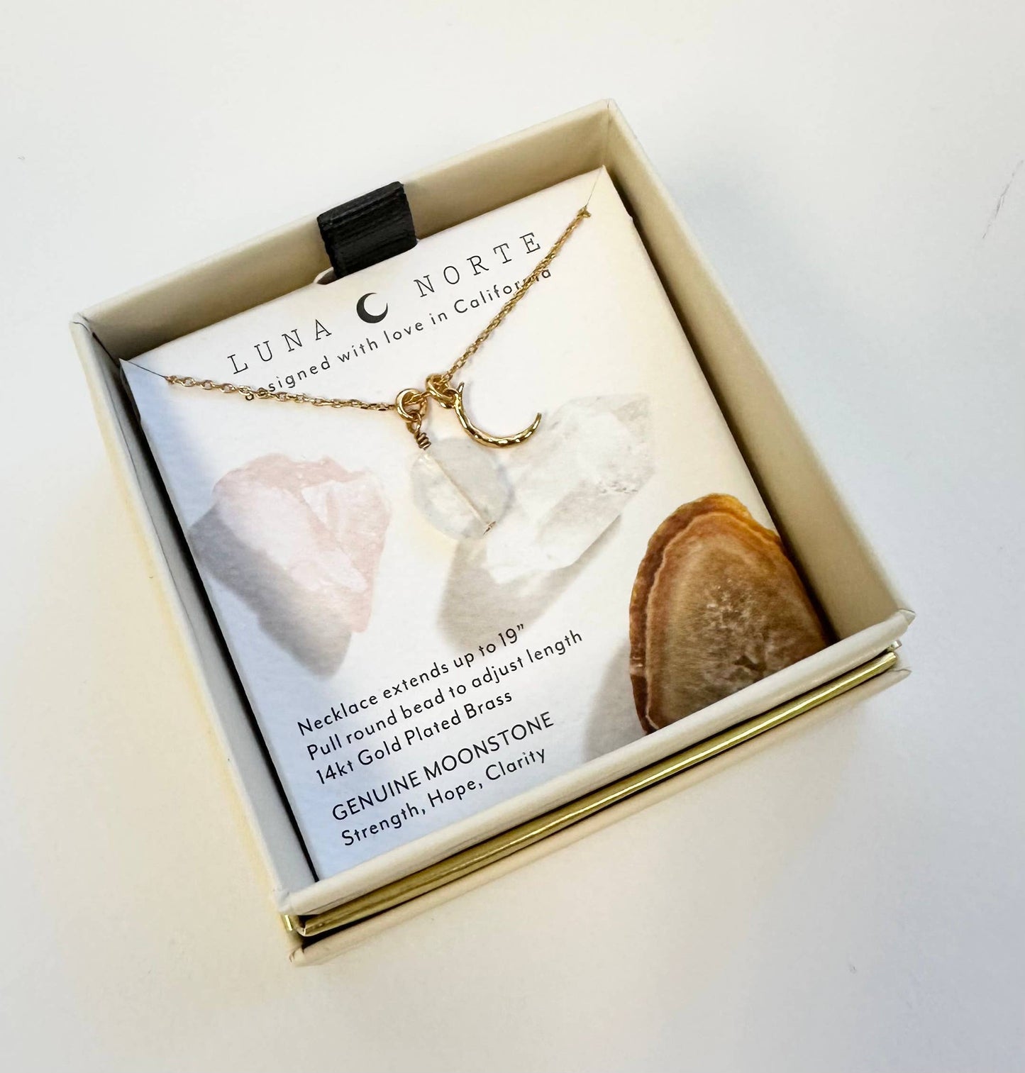 Celestial Being Necklace- Moonstone