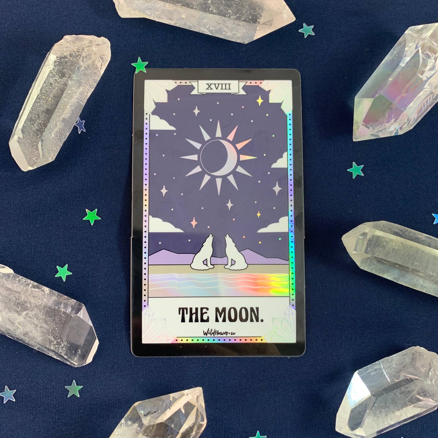 Tarot Card Sticker - Moon