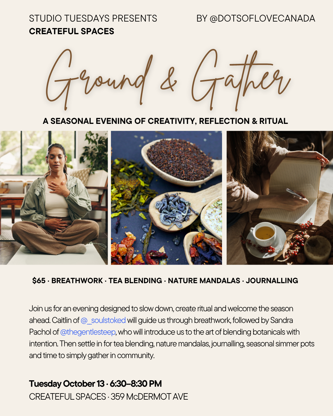 Ground & Gather: A Seasonal Evening of Creativity & Reflection