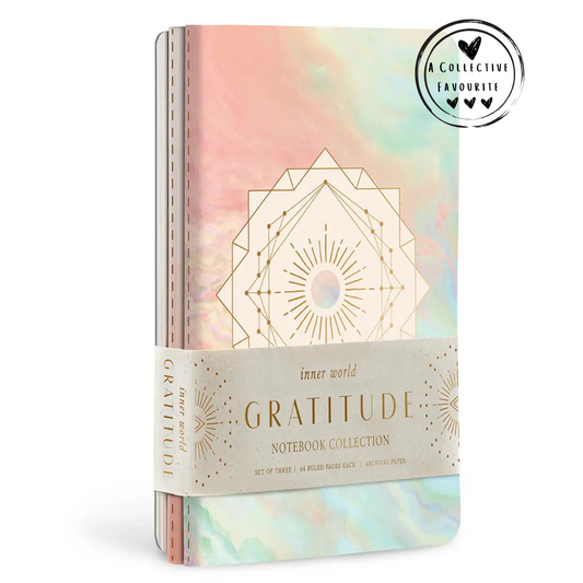 Gratitude Sewn Notebook Collection (Set of 3)